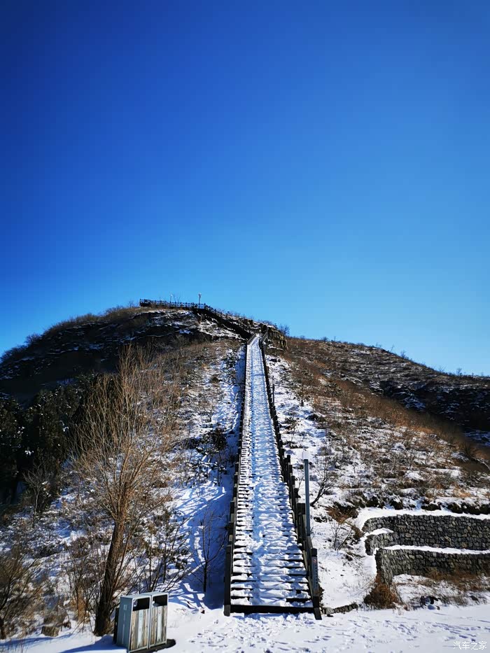 老何狼牙山赏雪景