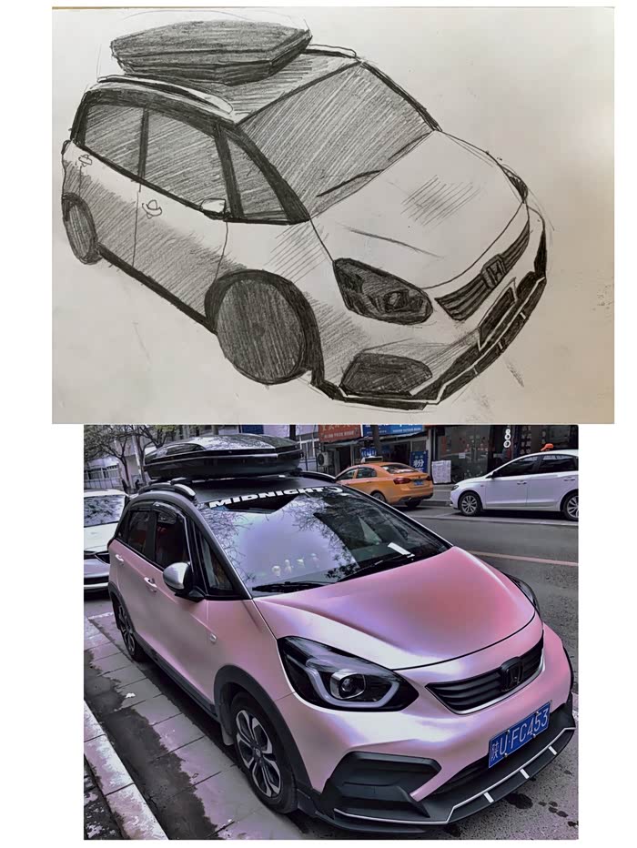 手绘交流贴四代飞度vtecisthebest