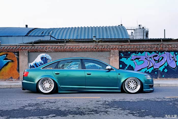 奥迪a6l c6 改装案例《绿精灵&黑武士》