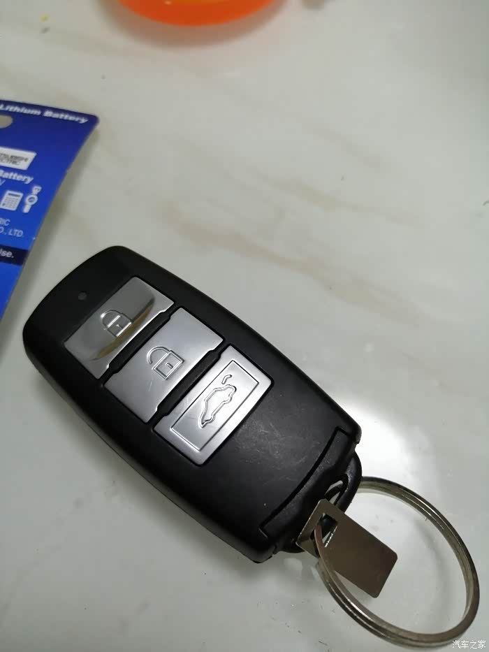东风风行2017款景逸x5钥匙换电池攻略