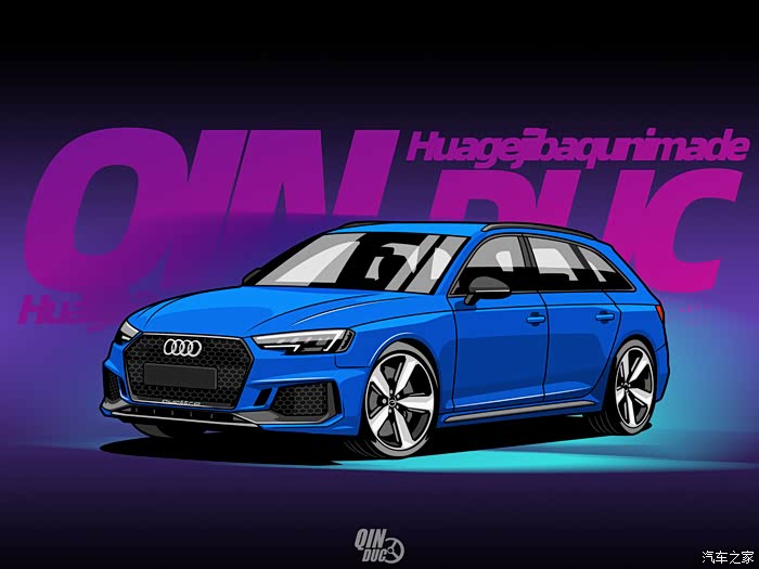 漫画各代奥迪a4如果你不知道买一台什么车合适那就来一台a4吧