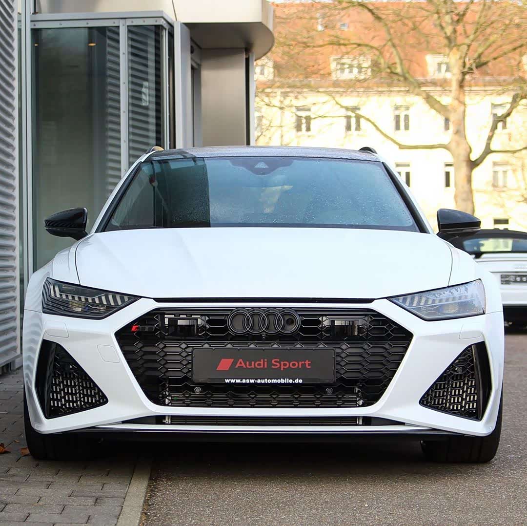 【图】白色的rs6,别说,也是一个不错的颜色,_奥迪rs论坛_汽车之家论坛