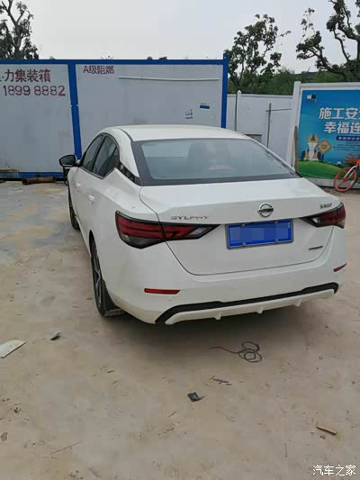 14代轩逸珠光白,提车作业