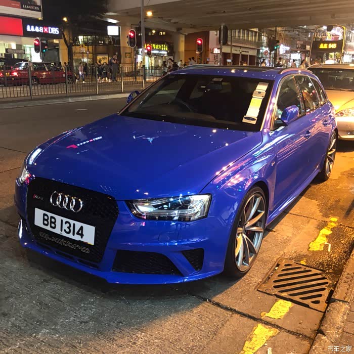 【图】香港实拍rs4 国内现场大概多久能到?_奥迪rs论坛_汽车之家论坛