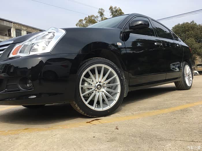 18款经典轩逸改轮毂轮胎