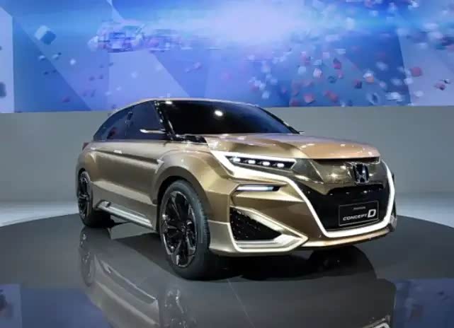 本田conceptd前脸采用的是家族式的设计语言