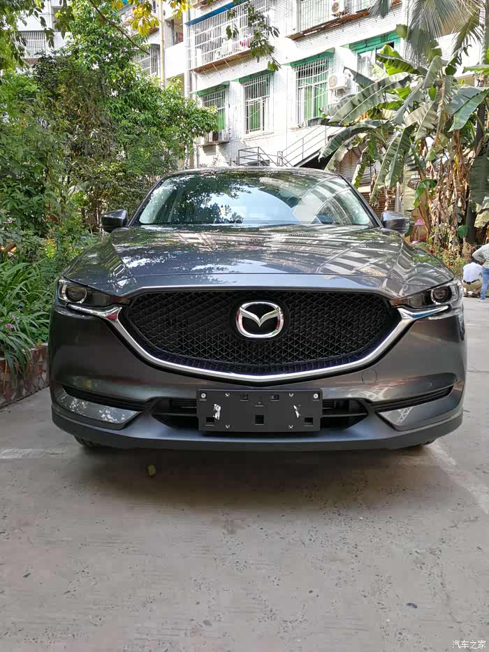 又一辆手动cx5铂钢灰提车