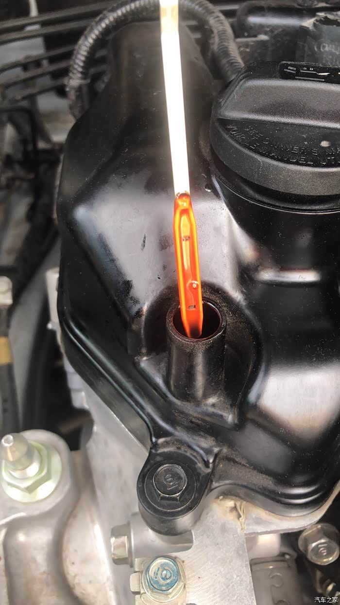 5自舒检测几天了,机油超高._缤智论坛_汽车之家论坛