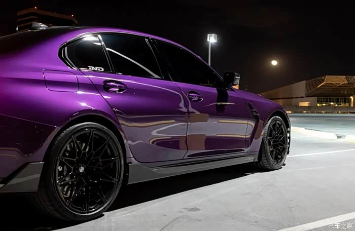 三月初打卡计划暮光紫宝马m3高贵优雅