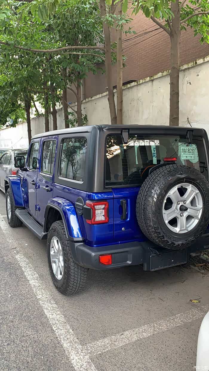 【图】提车,极光蓝,漫长等待_牧马人论坛_汽车之家论坛