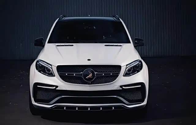 鲨鱼车标的奔驰gle你见过吗?马力达716匹!