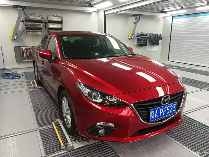 技术贴iaxela魂动红油漆修补要领及喷漆效果展示