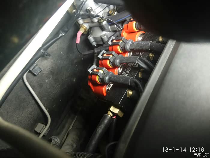 改完动力损失就一点点. 跑了60多公里故障灯亮,1.混合比稀2.缸