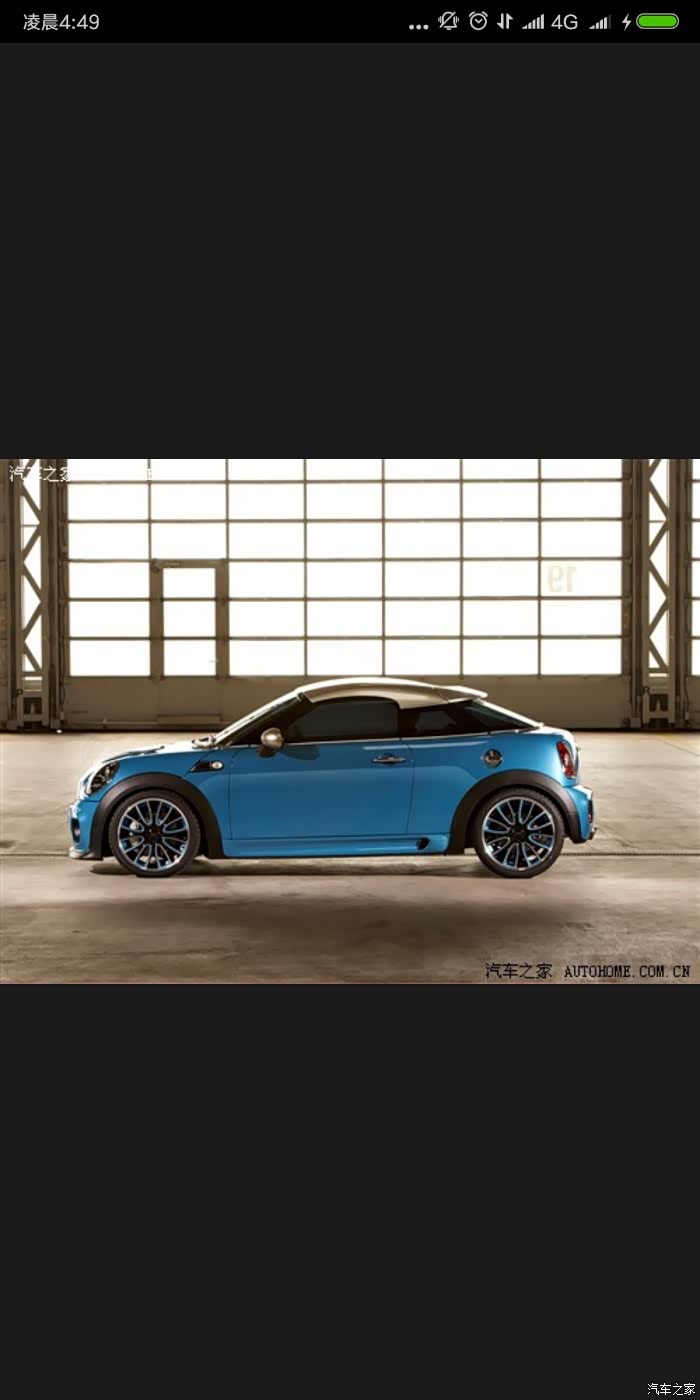 minicooperscoupe发点棒球帽的美照