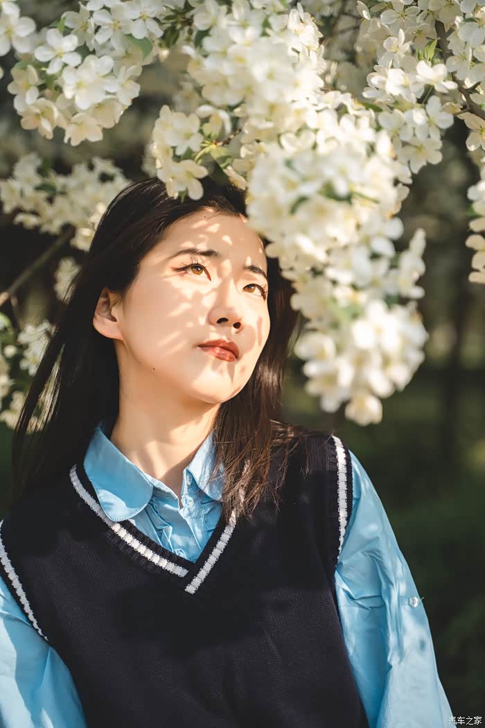 春日自驾好时光春日自驾美女相伴一起去看看海棠花