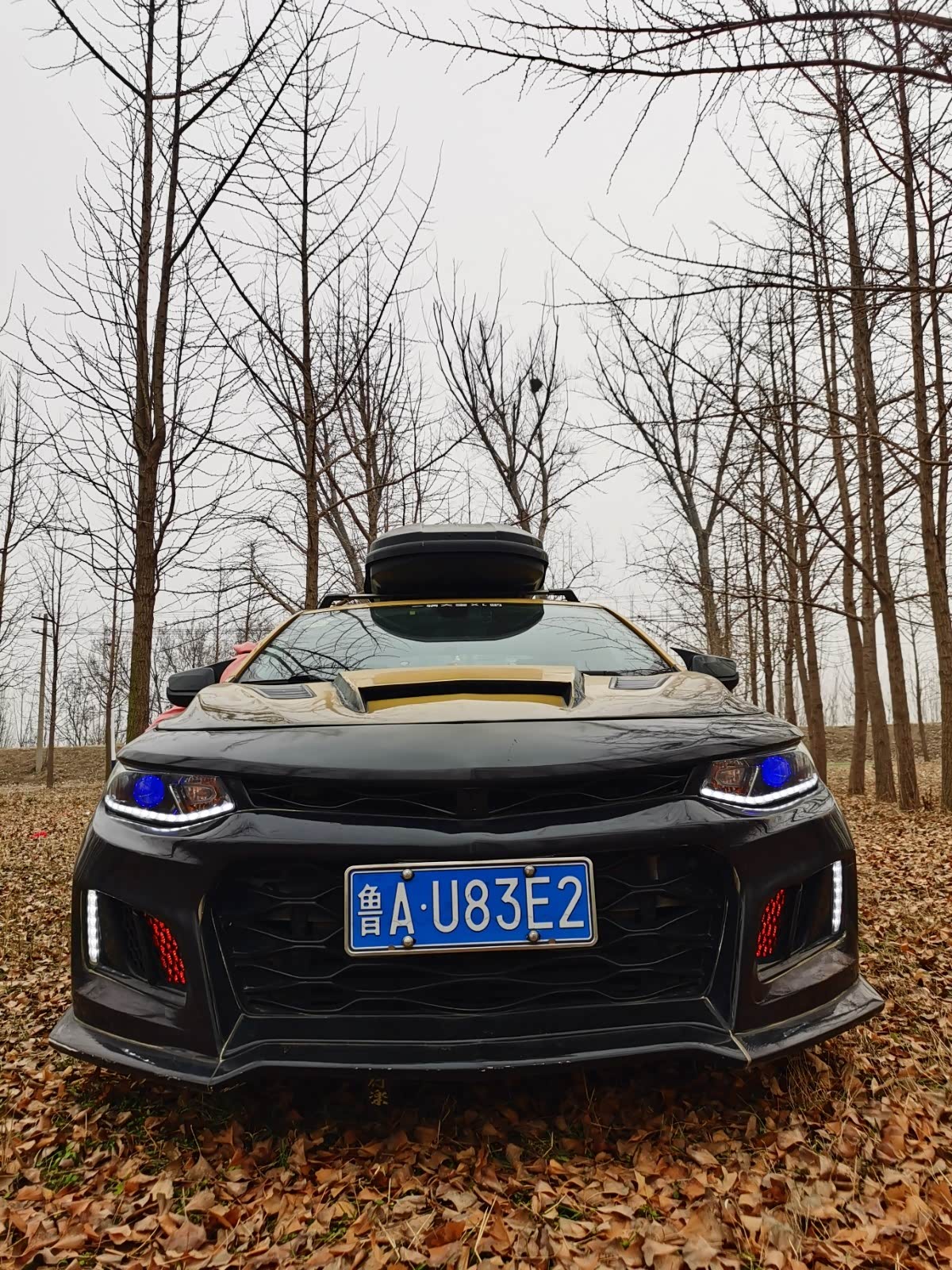 全国独一黑黄渐变改色迈锐宝xl小黄蜂