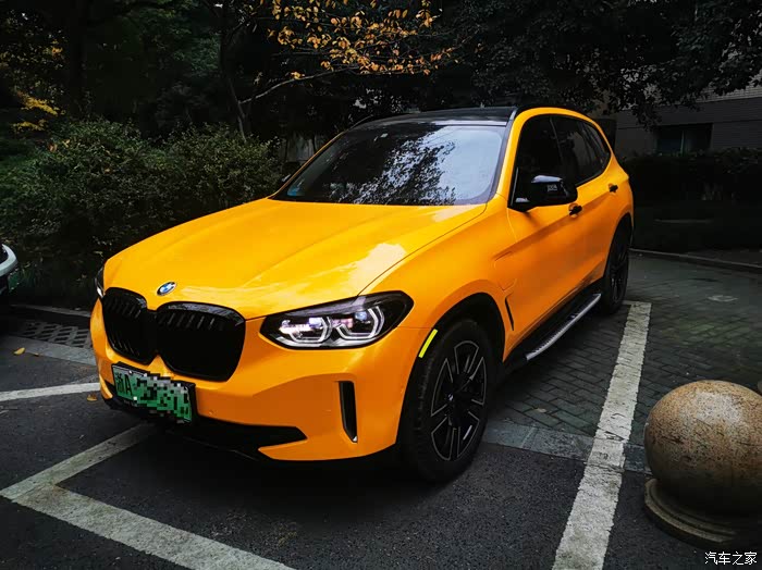 全网首台神秘灰ix3改色枫叶黄