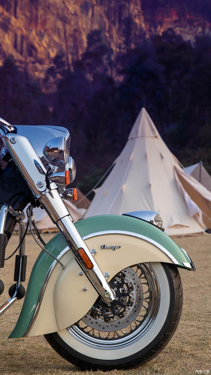 印第安酋长复古摩托车杨柳绿象牙白提车作业最好的2020年礼物