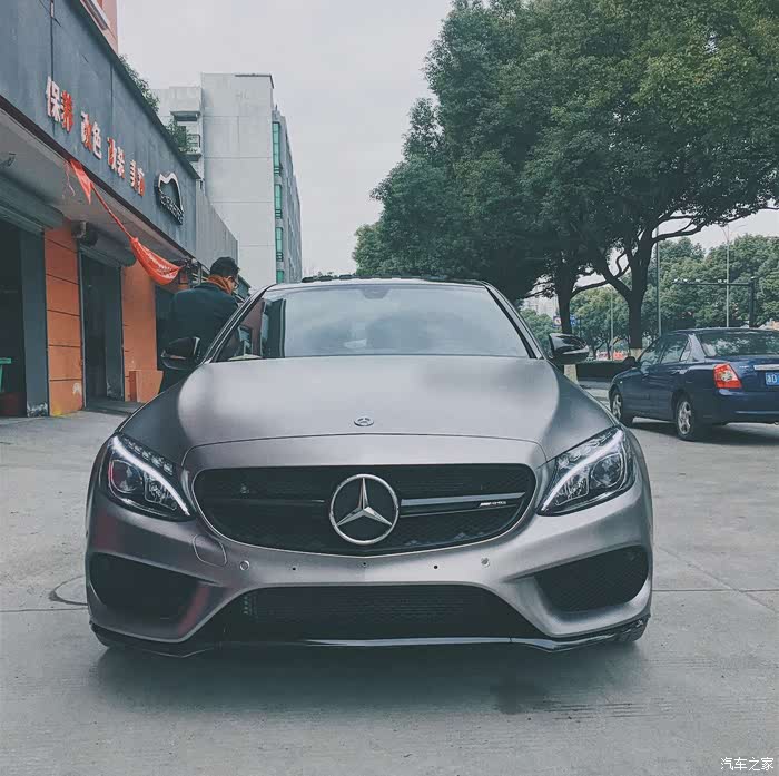 更新amg拉花为了心中的amg梦c200小改