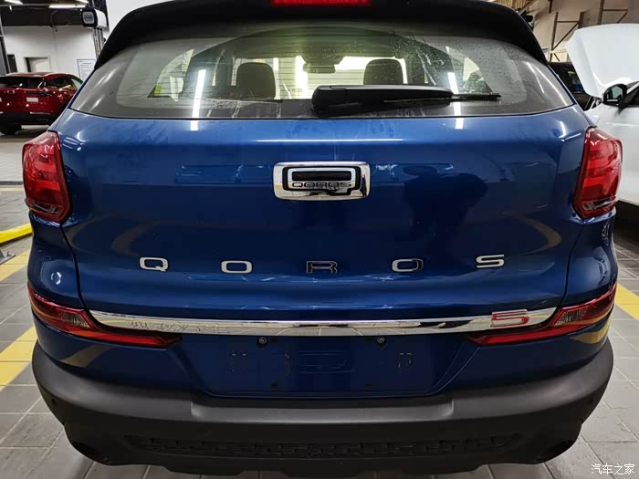 车尾大写的qoros,全国唯一的一辆
