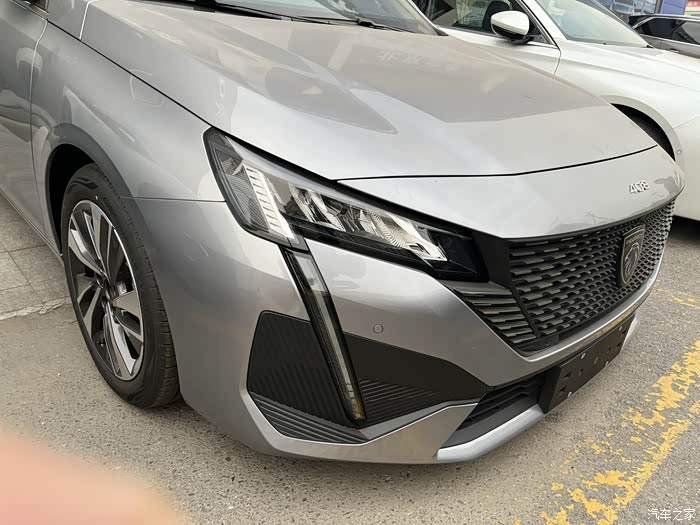 【图】提车作业,银翼灰,颜值与实力并存!_标致408论坛_汽车之家论坛