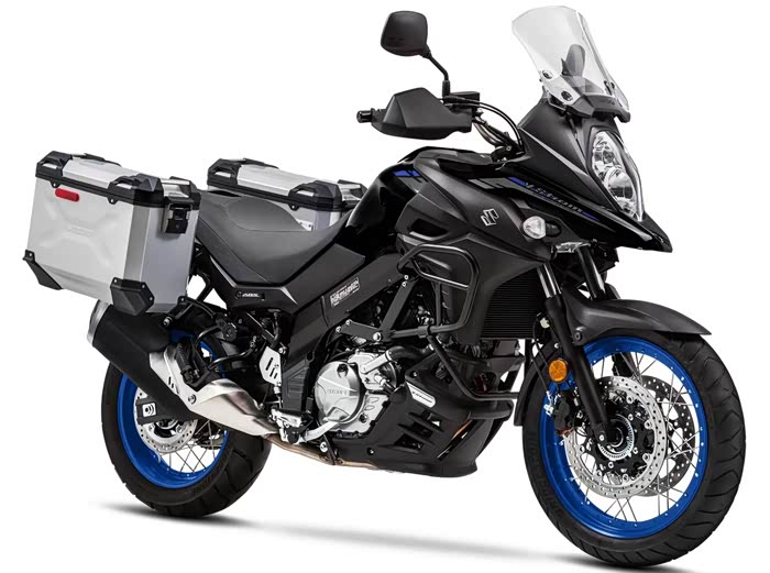 休旅摩托,2023款铃木v-strom650,配置一般机械性能绝佳_摩托车论坛
