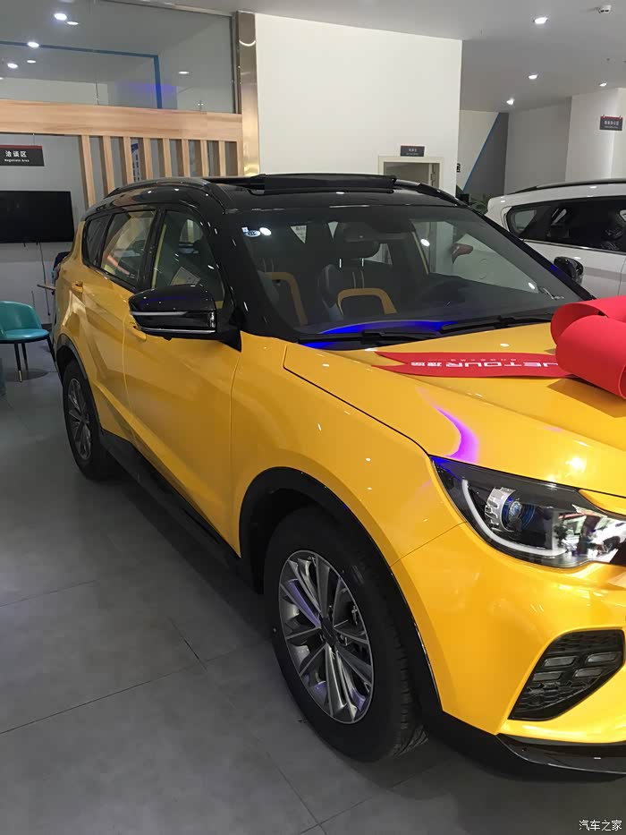 混色双拼捷途x70 coupe看车记