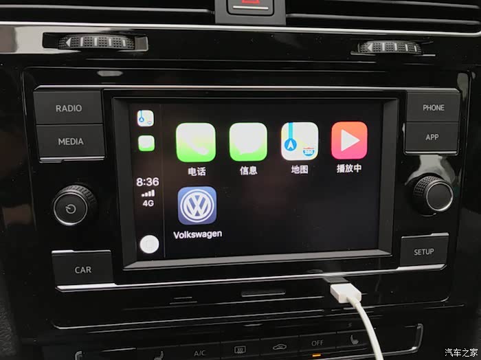 5rl居然carplay无法映射导航_高尔夫论坛_汽车之家论坛