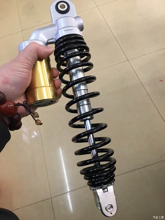 【图】本田摩托换上雅马哈kyb后减震,_摩托车论坛_汽车之家论坛