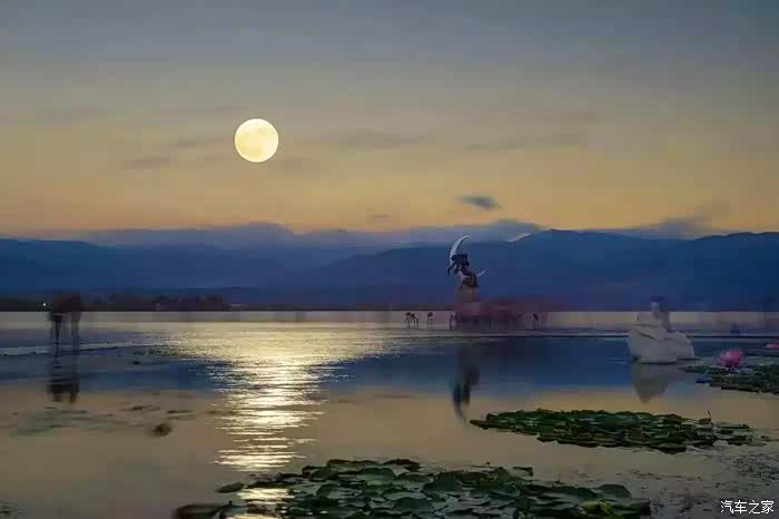 秋风起,夜微凉,和新宝骏rs-5赏邛泸夜色,盼月盈人归