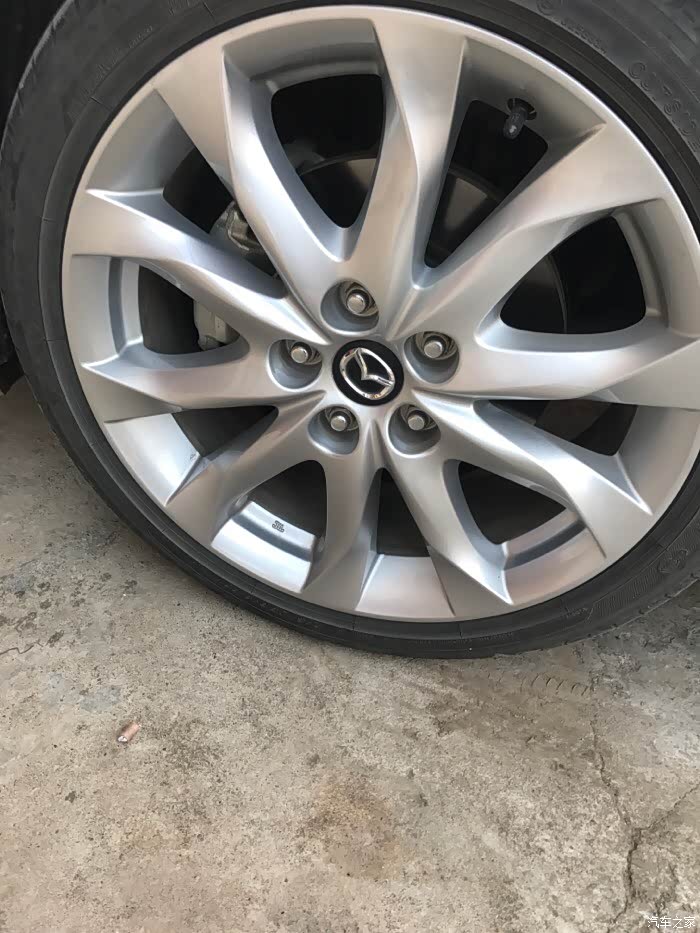 求助车友昂克赛拉轮胎总感觉是瘪的