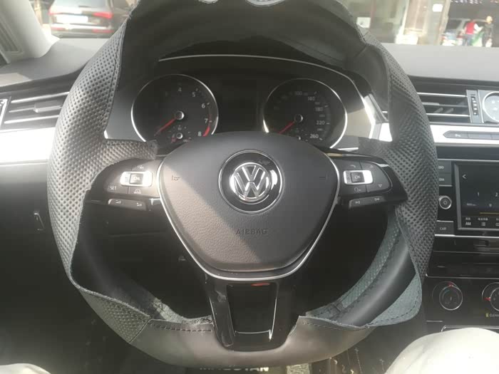 迈腾b8手缝方向盘