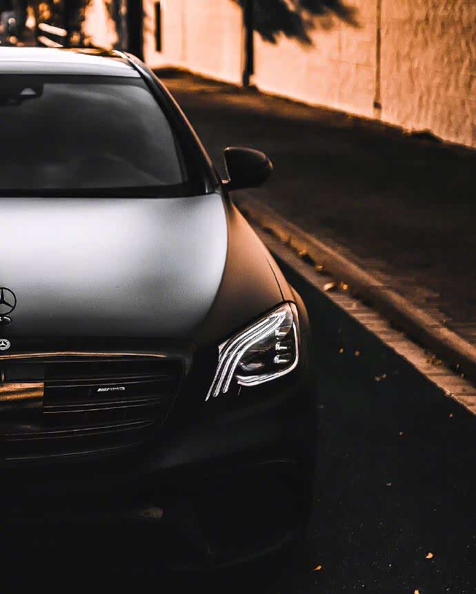 奔驰黑武士霸气十足太酷了