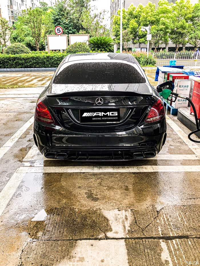 【图】黑到极致 黑武士_奔驰c级论坛_汽车之家论坛