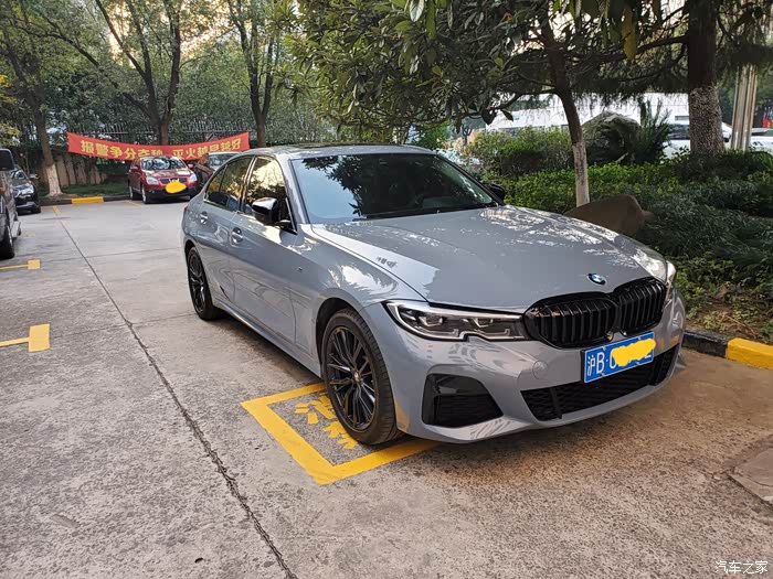 【图】提车两个月330i改亮浅水泥灰_宝马3系论坛_汽车之家论坛