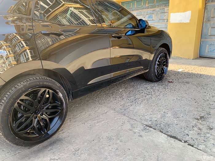 改装篇vv5超豪轮毂改色