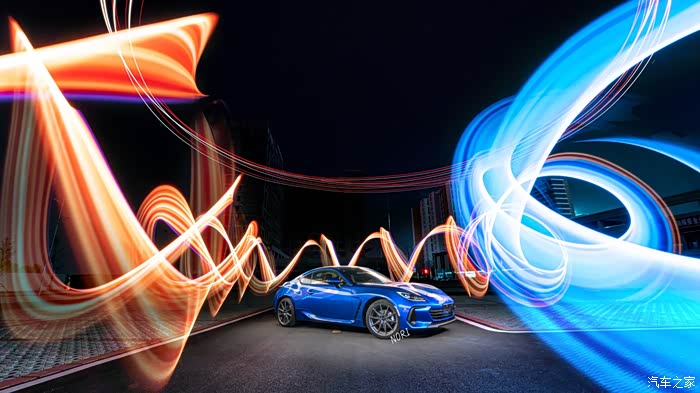 汽车之家android版 brz光绘摄影小试 4月19号提车,白天工作忙,开的少