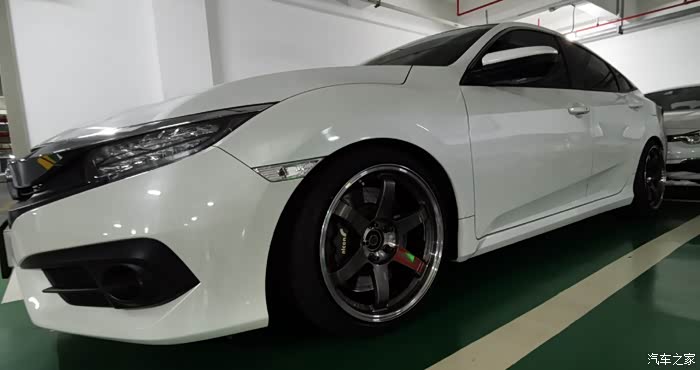 【图】advan rzii退役,换上rays te37sl_思域论坛_汽车之家论坛