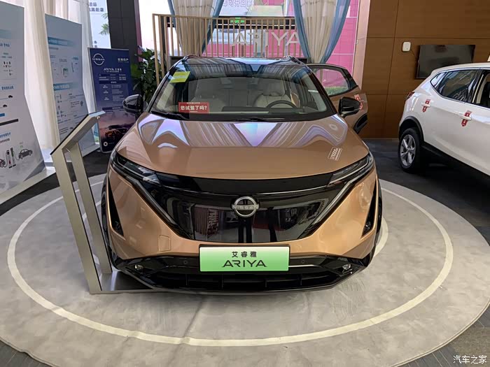 东风日产新能源ariya艾睿雅实拍外观