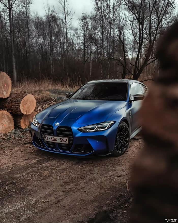 宝马m4 g82哑光蓝,这他不帅吗?