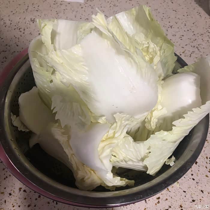 白菜帮子洗干净