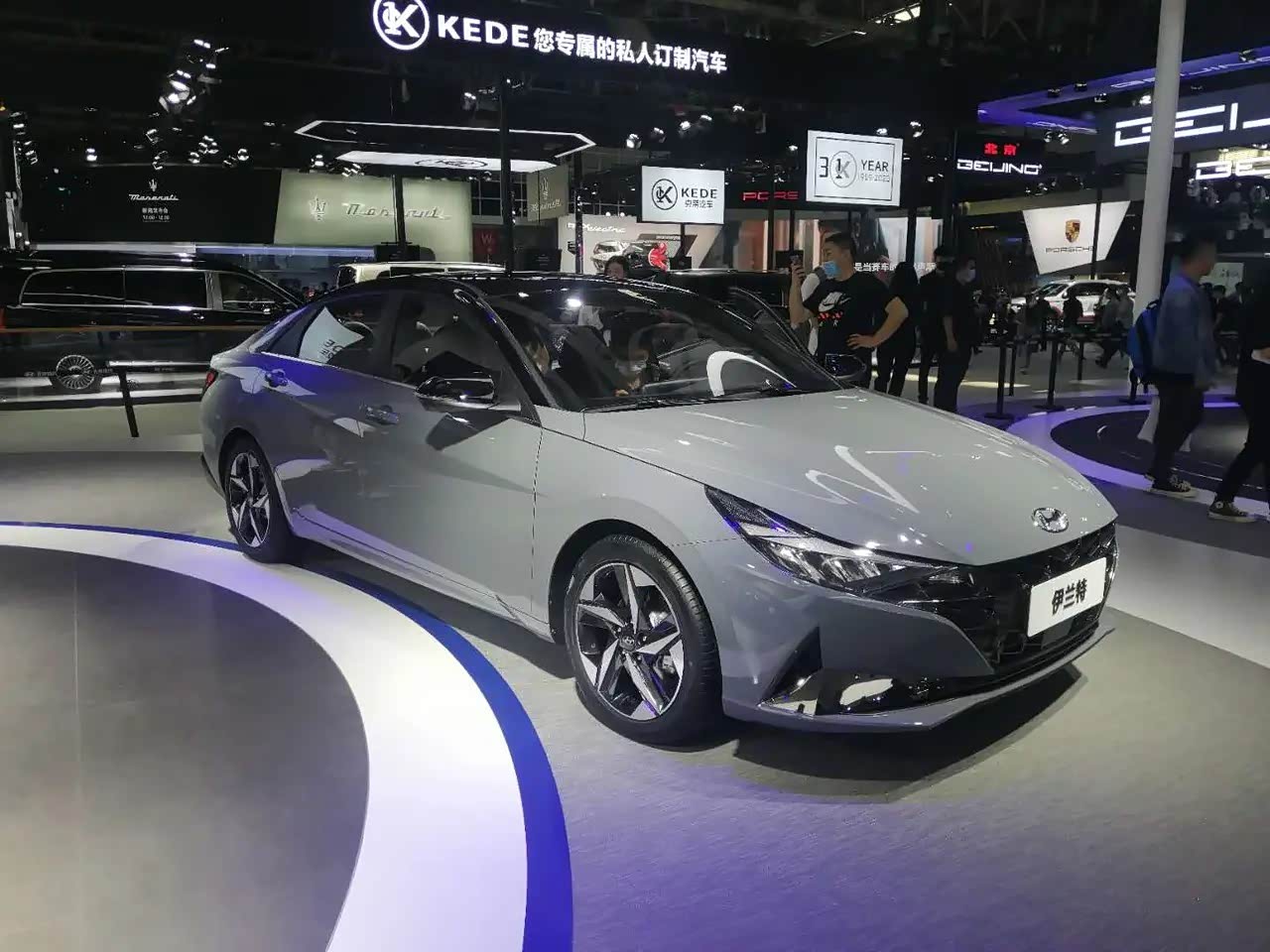2020北京车展北京现代全新伊兰特开启预售