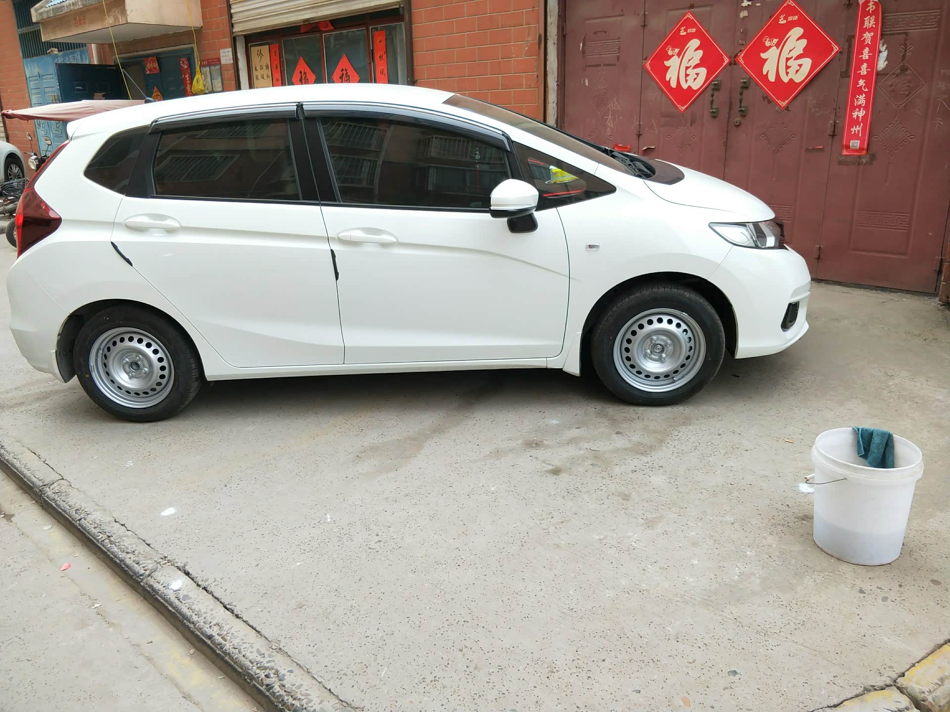 飞度铁轮毂真好看经典