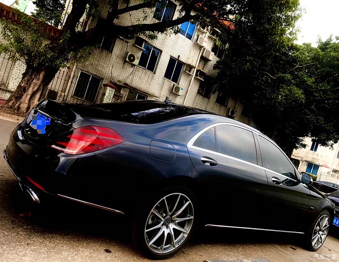 20款奔驰s350l 改装轮毂