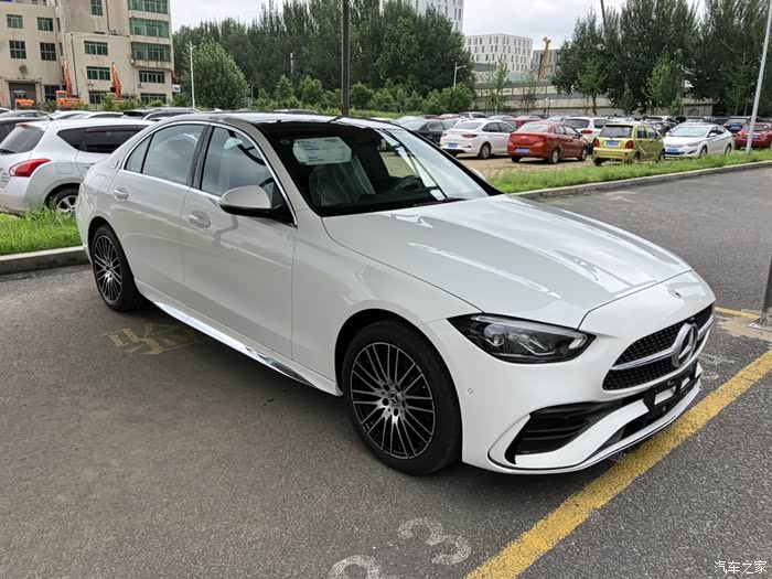 5 奔驰c 260l运动版,白车黑内提车_奔驰c级论坛_汽车之家论坛