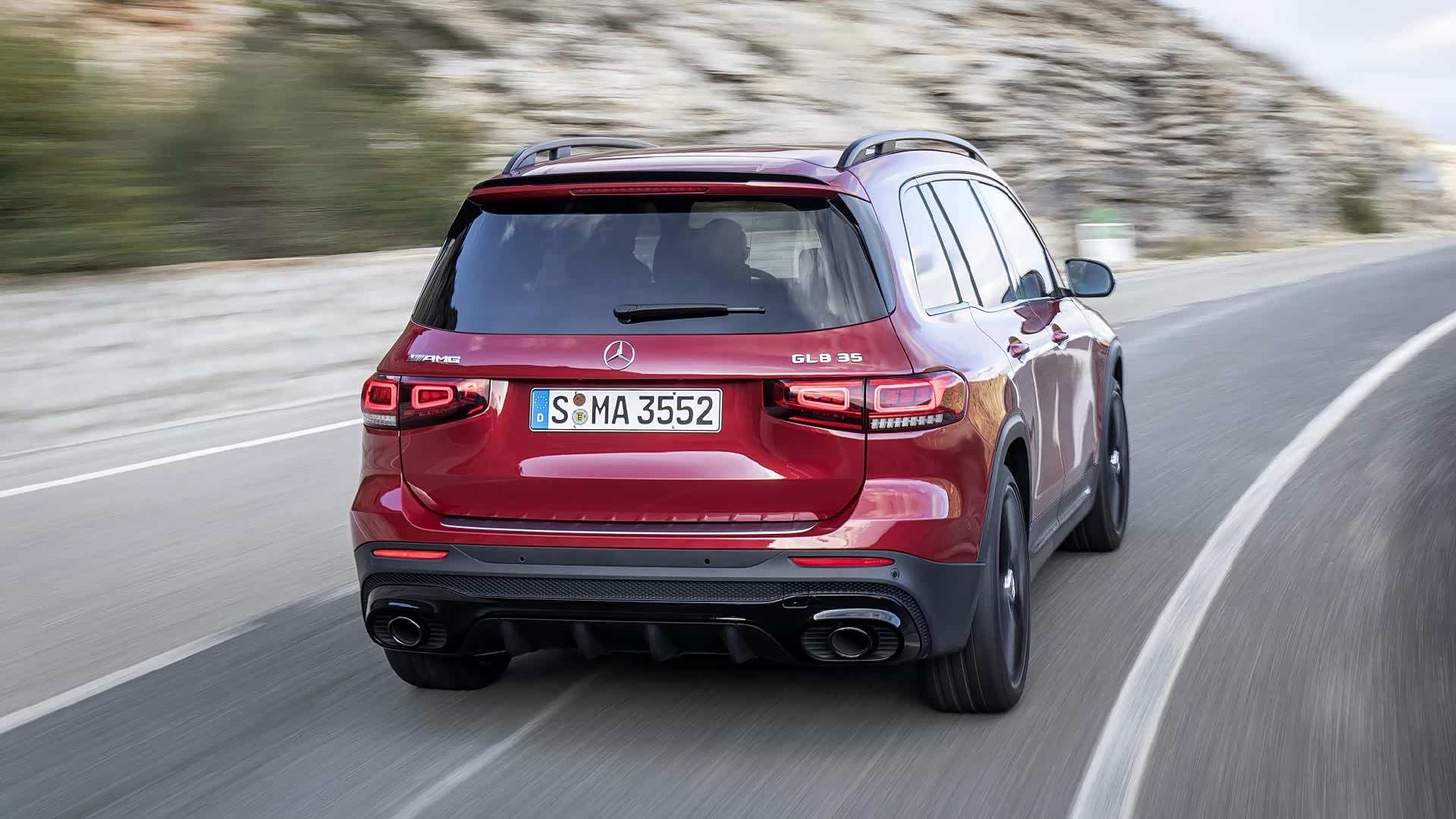 线条不在硬朗的mercedes-amg glb 35