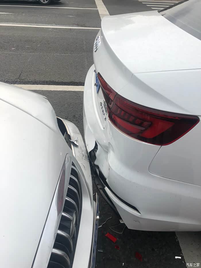 【图】小4被追尾,但对方只有交强险,怎么办_奥迪a4l论坛_汽车之家论坛