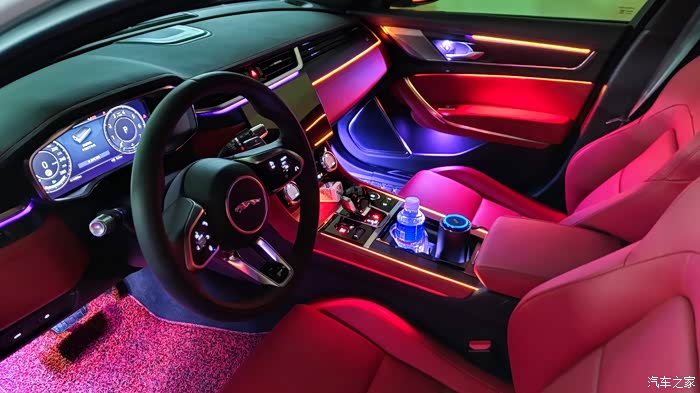 2021款捷豹xfl全网第一台加装夜店氛围灯