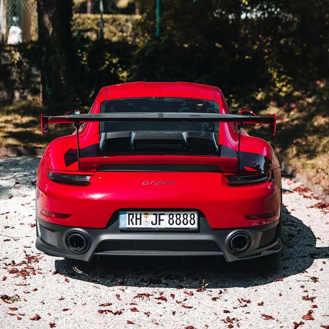 porsche 911 gt2 rs 樱桃红保时捷战斗蛙