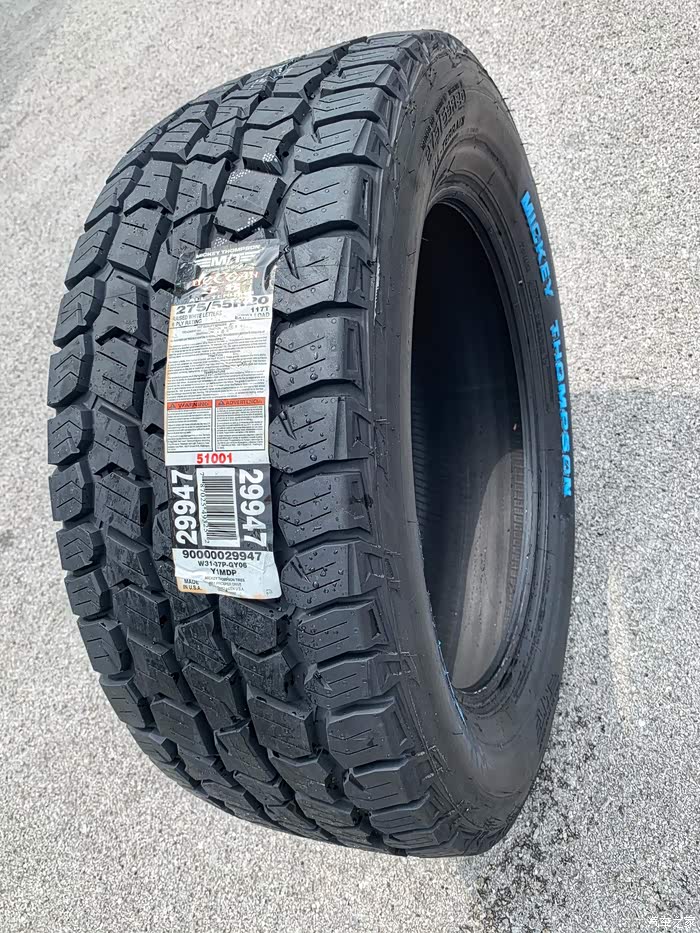 米奇汤普森d38at 路虎卫士最适合的at轮胎